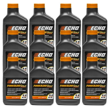 Blend Gallon - 12PK Echo Oil 6.4 oz Bottles 2 Cycle Mix for 2.5 Gallon – Power Blend 6450025
