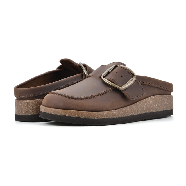 WHITE MOUNTAIN Mule Bueno Femme Marron/cuir, 7 M