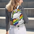 thumbnail image 7 of Balery Panda with Sun glasses Vintage Canvas Backpack for Men and Women - Large Capacity, Durable Travel Laptop Bag for School, Work, Hiking, and Outdoor Activities, 7 of 7
