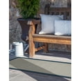 thumbnail image 3 of Unique Loom Outdoor Border Collection Area Rug - Frame (2' 7" x 12' Runner Navy Blue/Ivory), 3 of 8