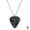 Black, variant on Guitar Pick Necklace Things Eddie Munson rock Music Necklace Jewelry