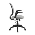 thumbnail image 3 of Serta Essential University Chaise de Bureau en Maille Grise Moderne avec Base en Nylon, 3 of 6