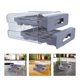 thumbnail image 3 of GOOHOCHY Huevera de plástico transparente de 32 rejillas para refrigerador, con cajón, organizador reutilizable, apilable para reuniones festivas., 3 of 8