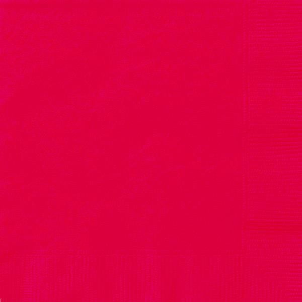 Ruby Red Lunch Napkins, 20ct