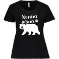 thumbnail image 3 of Inktastic Nonna Bear in White Women's Plus Size T-Shirt, 3 of 5