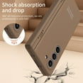 thumbnail image 7 of Dteck for Samsung Galaxy Z Fold 5 Case with Built-in Screen Protector & S Pen Holder & Hinge Protection, Full Body Slim PC Shockproof Protective Cover for Samsung Z Fold 5,Coffee, 7 of 7