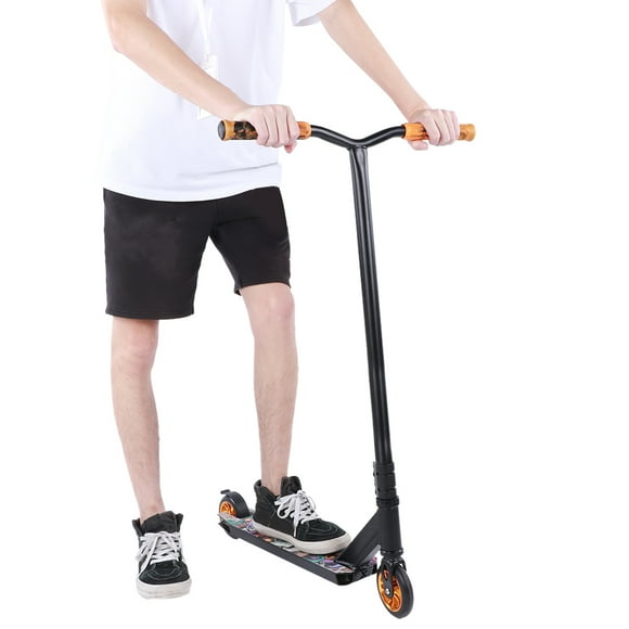 Kick Scooter, Easy to Store Convenient to Use Foldable Scooter, Stunt Car for Extreme Sports Men Women Outdoor Sports
