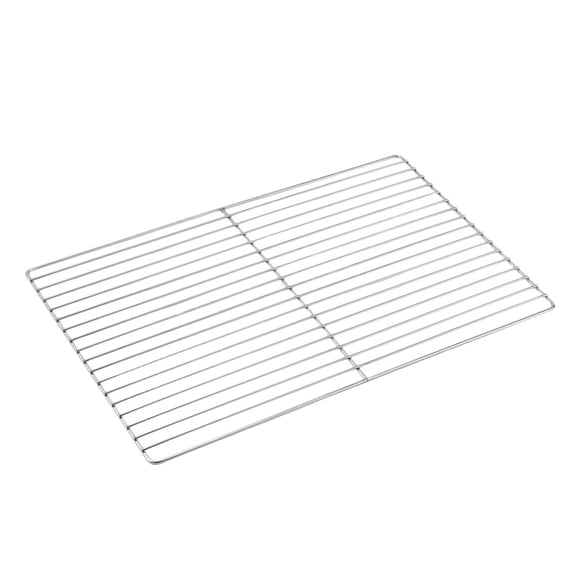SHISUYAN Stainless Steel BBQ Basket for Camping Use Durable and Smooth Silver Tone Keeps Food from Falling 1 Pc