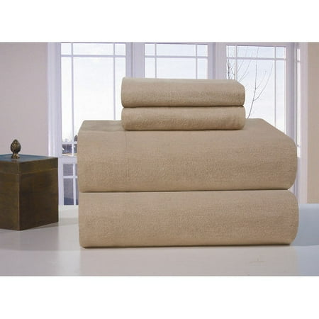 Pointehaven 4 Piece Flannel Sheet Set