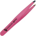 thumbnail image 1 of Tweezer Guru Pinzas para mujeres, vello facial y hombres, pinzas de cejas de punta inclinada de precisión para eliminación de puntos negros y astillas de pelo encarnado (amarillo), 1 of 5