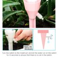 thumbnail image 3 of Muyoka Kyoffiie - 3 pinchos de riego automático de PP, sistema de riego por goteo ajustable para plantas, dispositivo de riego que ahorra tiempo para vacaciones, viajes, jardín, patio, riego de planta Muyoka Hogar, 3 of 7