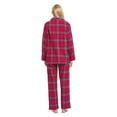 thumbnail image 5 of GLOBAL Women's Flannel Yarn Pajama Sets 100% Cotton Sleepwear, Size S-3XL, 5 of 5
