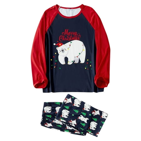 

Christmas Men Dad Printed Xmas Family Matching Conjoined Home Set