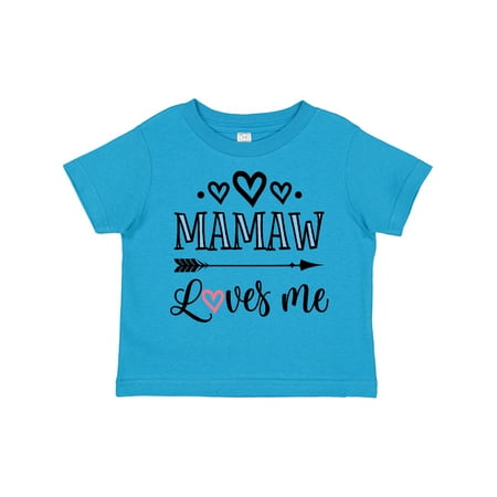 

Inktastic Mamaw Loves Me Grandchild Gift Toddler Toddler Girl T-Shirt