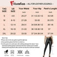 thumbnail image 5 of FITVALEN Women's Sexy Black Faux Leather Leggings Stretchy PU Pants Black High Waisted Tights, 5 of 6
