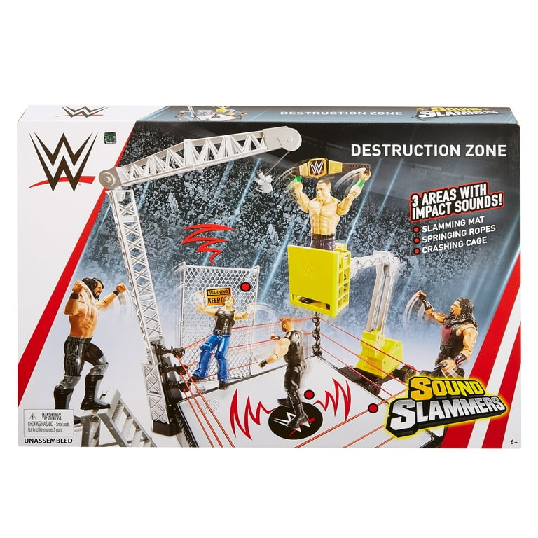 Wwe destruction on sale zone playset