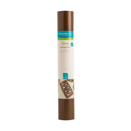 Cricut® Premium Vinyl™ – Removable, Coffee, 12" x 48"