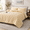 Light Yellow-Full, variant on Black Queen Polka Dot Print All Season Down Alternative Comforter Bedding Set