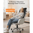 thumbnail image 2 of BOKYAN Back Massager, Electric Full Body Massager with Heat, Seat Cushion Massager Vibration Chair Pad for Home Car, Gifts, 2 of 9