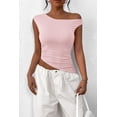 thumbnail image 3 of Remera PRETTYGARDEN Verano 2025 Top Asimétrico Fruncido XL, 3 of 8