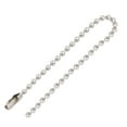 thumbnail image 4 of Unique Bargains Stainless Steel Bead Ball Chain Keychain 2.4mm by 6 Inches 10pcs, 4 of 4