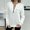 White, variant on TMOYZQ Women's Tops Half Zip Quilted Sweatshirts Crew Neck Long Sleeve Pullover Tops Textured Solid Fall Fashion Tops 2025
