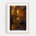 thumbnail image 2 of Night Magic of Venice - Ponte Storto 1 - Veneto Italy Photography Unframed Wall Art Print 5 x 7 inches, 2 of 60