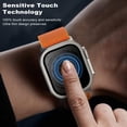 thumbnail image 6 of 2 Pack for Apple Watch Ultra Screen Protector 49mm [26 Degree Privacy] Titanium Alloy Frame + 9H Tempered Glass [Touch Sensitive] Lightweight Protective Glass Film for iwatch Ultra 3/Ultra 2/Ultra, 6 of 11