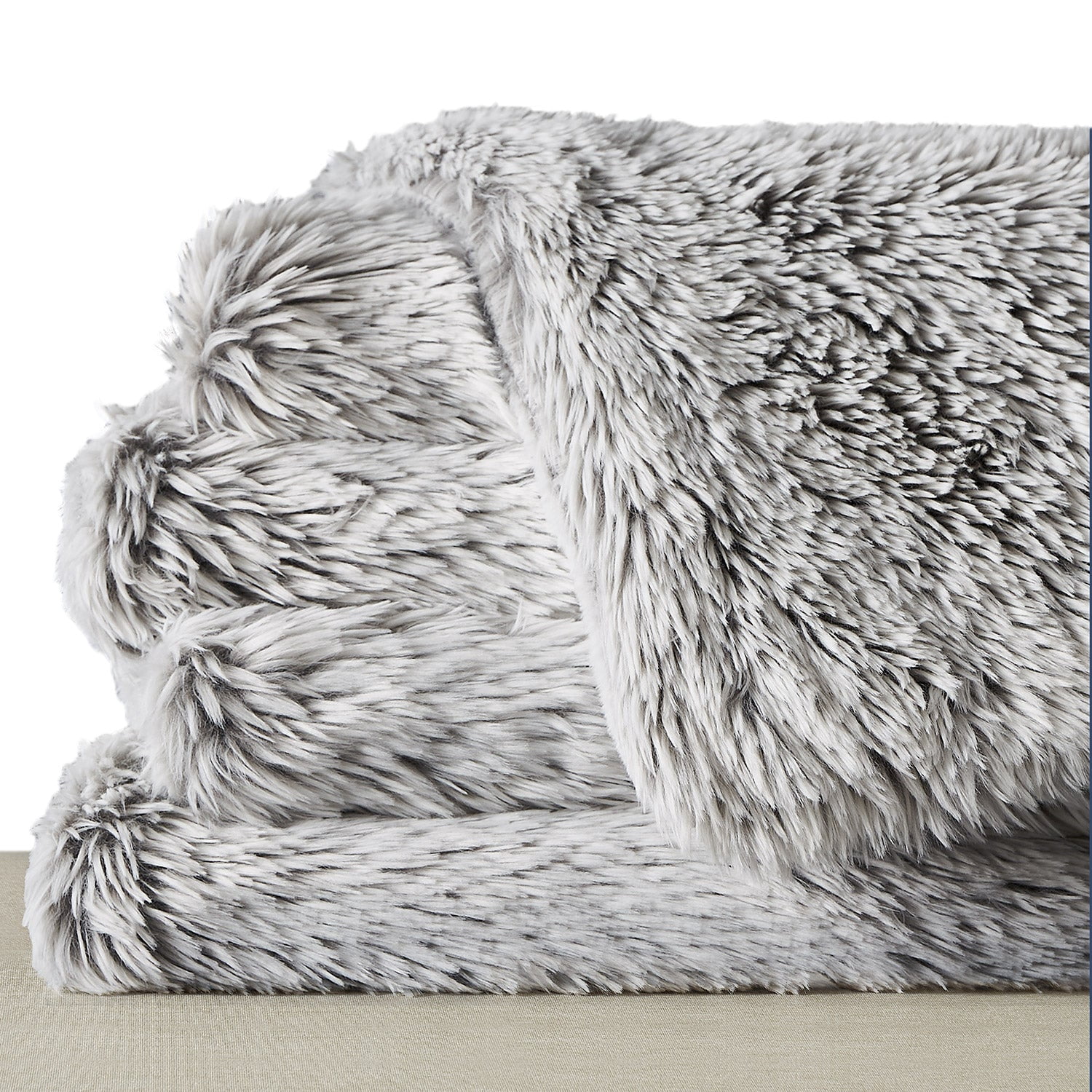 Frye Arctic Light Gray Throw, 60 in x 70 in