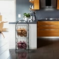 thumbnail image 6 of Sorbus 2-Tier Fruit Holder Stand Wire Basket Storage. Also Great Vegetables, Toiletries, Household Items for Kitchen, Bathroom Organization (Black), 6 of 6