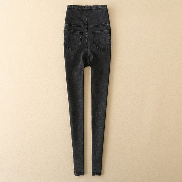 plus Size Petite 4x Maternity Pregnancy Skinny Trousers Jeans Over
