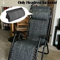 thumbnail image 4 of Zero Gravity Chair Replacement Pillow Headrest with Elastic Band, Universal Soft Removable Padded Cushion Head Pillow for Zero Gravity Lounge Chair, Folding Patio Lawn Recliner Chair, 4 of 7