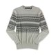thumbnail image 1 of Sean John - Suéter para hombre con calentador de hielo, color gris, mediano Sean John Pull-over, 1 of 2