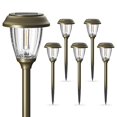 thumbnail image 1 of Luces solares XMCOSY+ LED 10/25 lm, 2 modos, IP65, paquete de 6, blanco cálido, 1 of 8