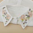 thumbnail image 2 of LoudSung Fake Collar Detachable Half Shirt Blouse False Collar Bead Rhinestones Crystals Decorative Dickey for Women Girls, 2 of 8