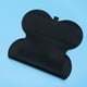 thumbnail image 4 of mantel individual de silicona para platos, aislante térmico, para ollas, con forma de hueso (negro), 4 of 7