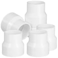 thumbnail image 1 of SOPOTUTU 6Pcs White PVC Reducer Coupling Adapter with Precision Design for Leak Resistant Pipe Connections, 1 of 8