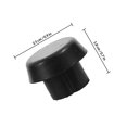 thumbnail image 2 of HAMPPLIES 2Pcs Pool Cue End Caps Black Replacement Plug for Snooker Cue Handle and Extension Handle, 2 of 8