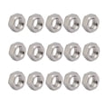 thumbnail image 1 of Unique Bargains 15pcs M5 x 0.8mm Pitch Metric Thread 201 Stainless Steel Left Hand Hex Nuts, 1 of 3