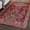 Red, variant on Luxe Weavers Moroccan Floral Blue 8x10 Area Rug, Stain-Resistant Carpet