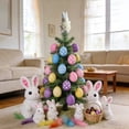 thumbnail image 5 of 1/2PCS Easter Plush Rabbit Miniature Tree Topper Ornaments Easter Tree Topper Decorations Mini Rabbit Ornaments for Holiday Spring Trees Party Supplies Home Decor, 5 of 10