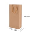thumbnail image 2 of GAXIRE 25Ud Bolsa De Papel Kraft Marrón Para De Vino Uso En Casa Con Asa Y Duradero, 2 of 8