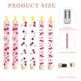 thumbnail image 5 of Darzheoy Fake Candle Lamp with Remote Control, Flameless Flickering LED Timer Battery Operated for Home Wedding Party Atmosphere, 5 of 8