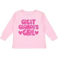 thumbnail image 3 of Inktastic Great Grandpa's Girl Granddaughter Gift Girls Long Sleeve Toddler T-Shirt, 3 of 5