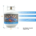 thumbnail image 4 of Flame King 20LB Empty Steel Propane Tank LP Cylinder w/ Type1 OPD Valve, for Grills & BBQs, 4 of 9