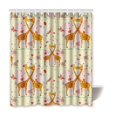 thumbnail image 1 of RYLABLUE Rideau de Douche Imperméable en Polyester Girafe 60x72 Pouces, 1 of 2