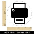 thumbnail image 2 of Printer Icon Self-Inking Rubber Stamp Ink Stamper - Red Ink - Mini 1/2 Inch, 2 of 7