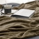 thumbnail image 4 of Manta de cama, forro polar, tamaño queen, franela, color camel, 230 x 230 cm, 4 of 7