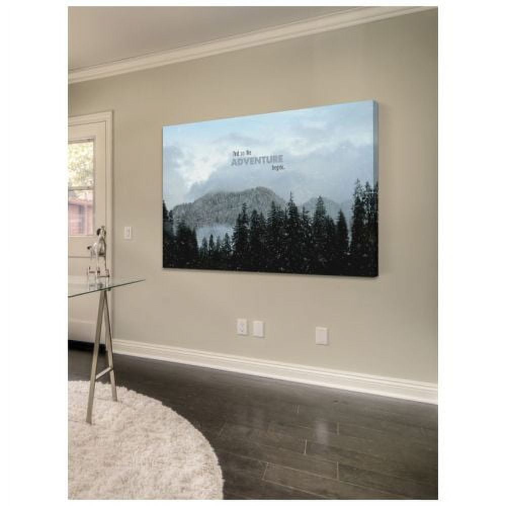 "Adventure Begins" Painting Print on Wrapped Canvas