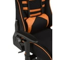 thumbnail image 3 of Miles Gaming Chair, Black/Orange, 3 of 9